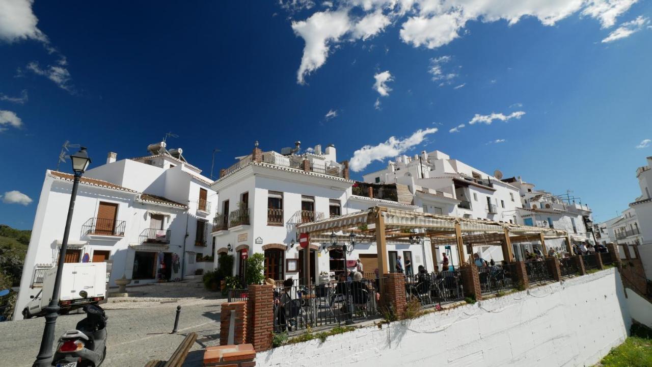 Quiet House In Village Center With Mountains Views Frigiliana Exteriör bild